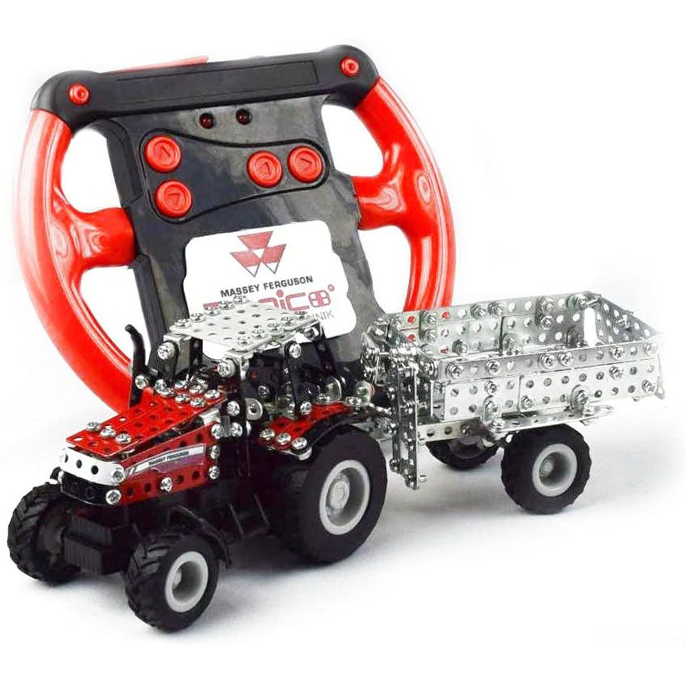 Micro Series, Трактор с ремарке Massey Ferguson, с дистанционно управление, Tronico