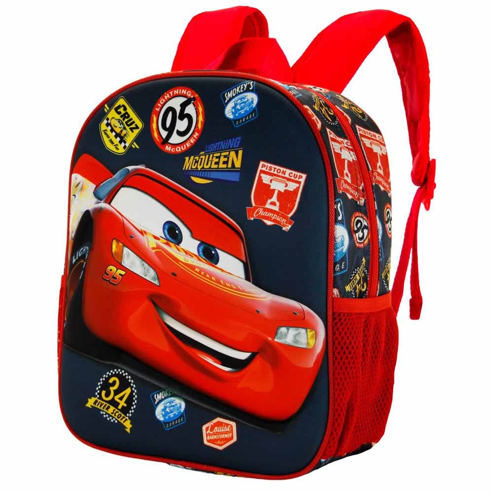 Small 3D Backpack, 3D детска раница Колите, Победител, Karactermania