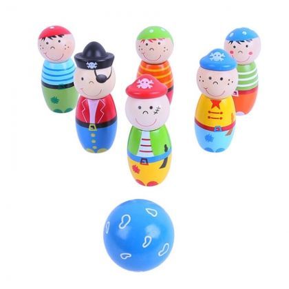 BIGJIGS, Дървен мини боулинг, Пирати