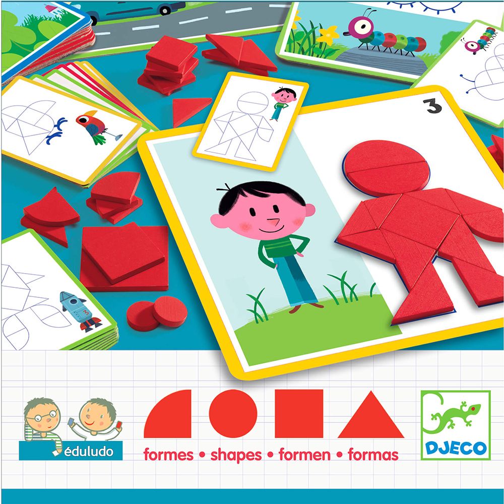 Djeco, Образователна игра, Форми Еди