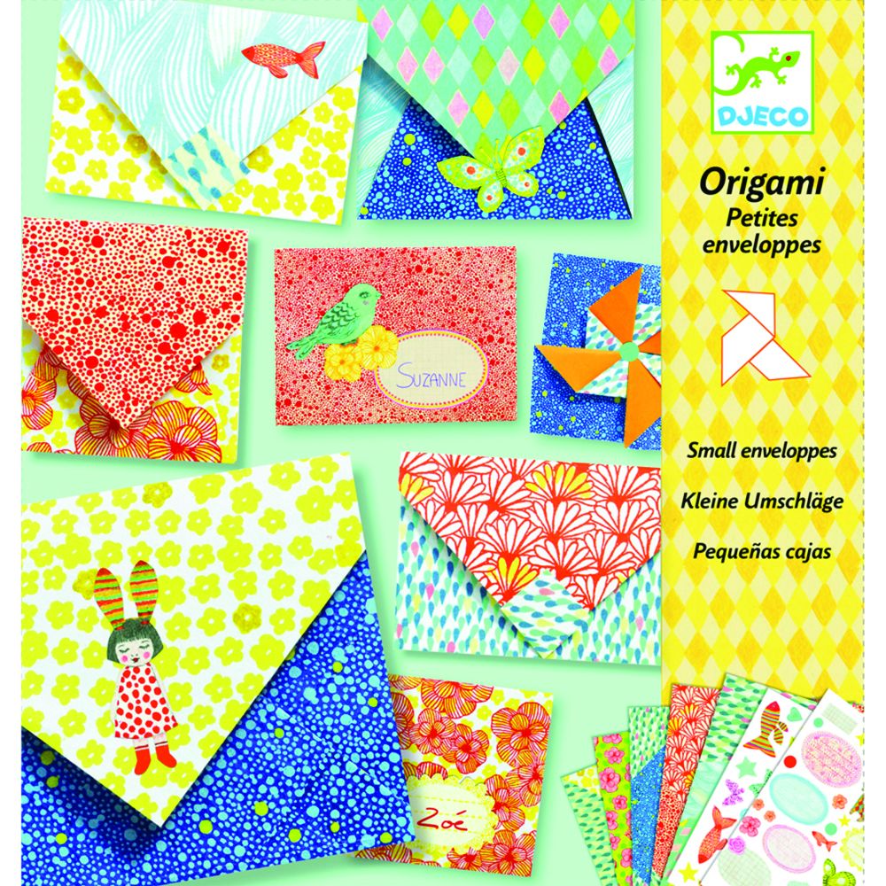 Djeco, Комплект за оригами, Пликове за картички