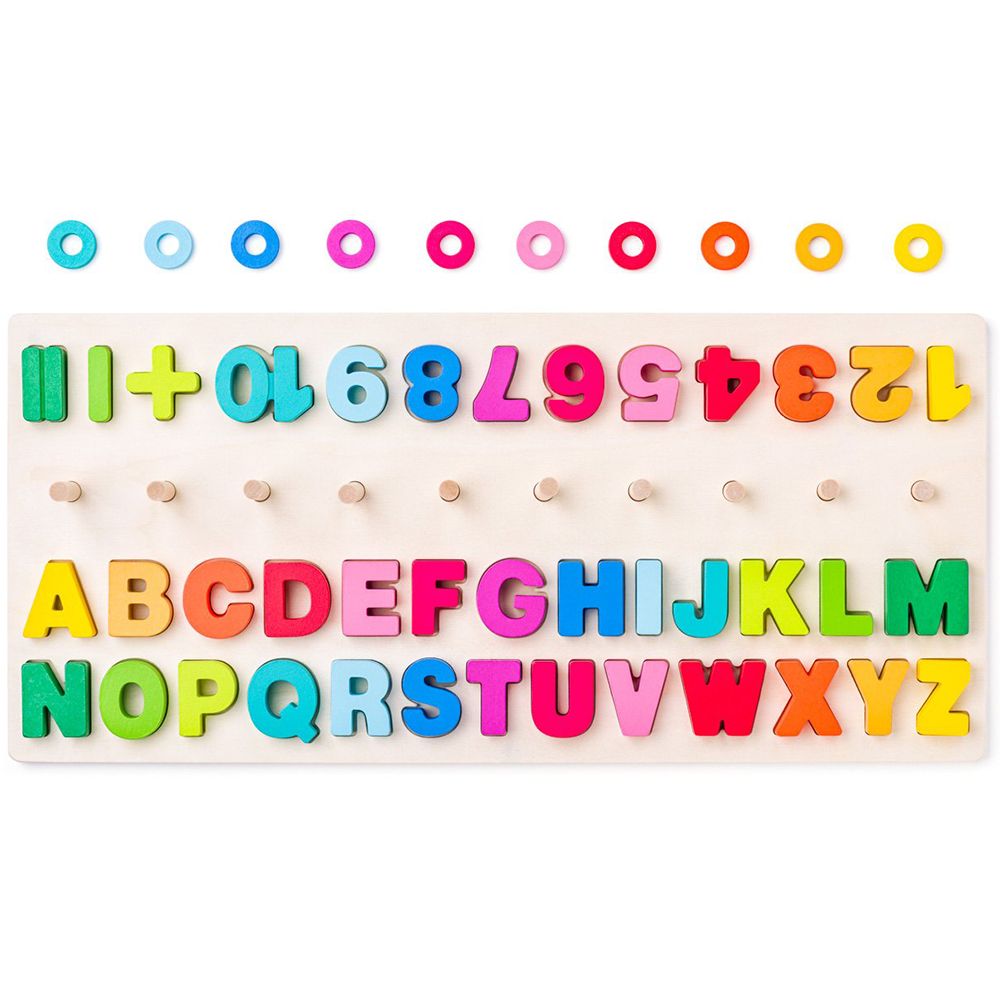 Дидактическа дъска, Букви, цифри, броене и смятане до 10