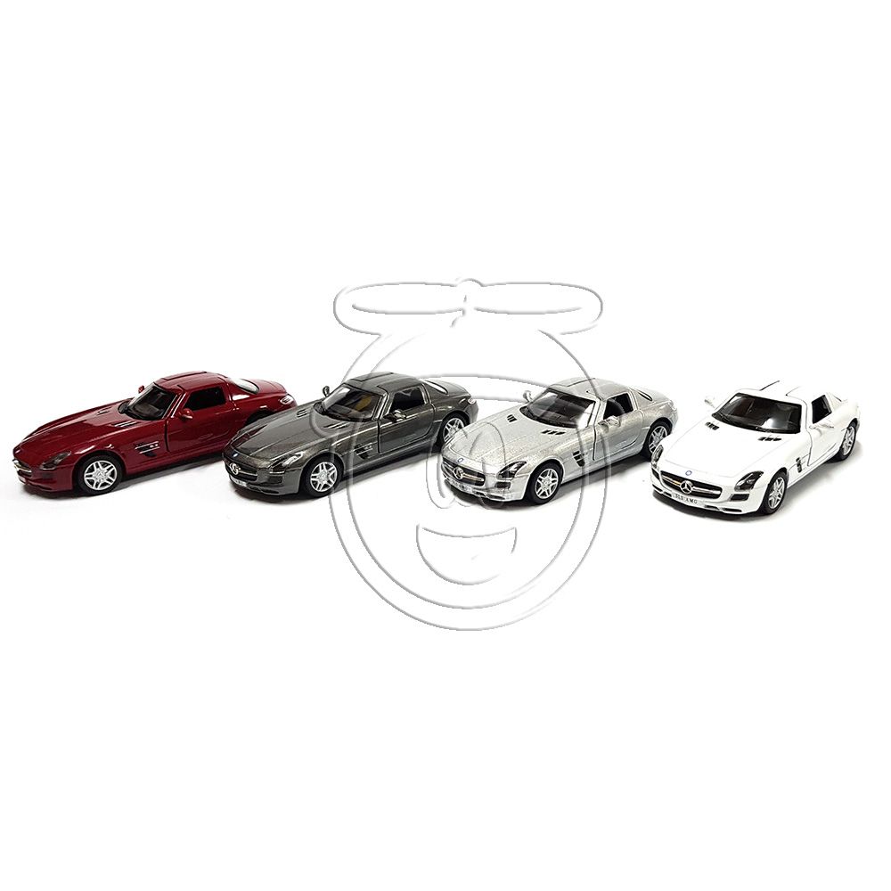 Метална кола, Mercedes SLS AMG Coupé, светло сива