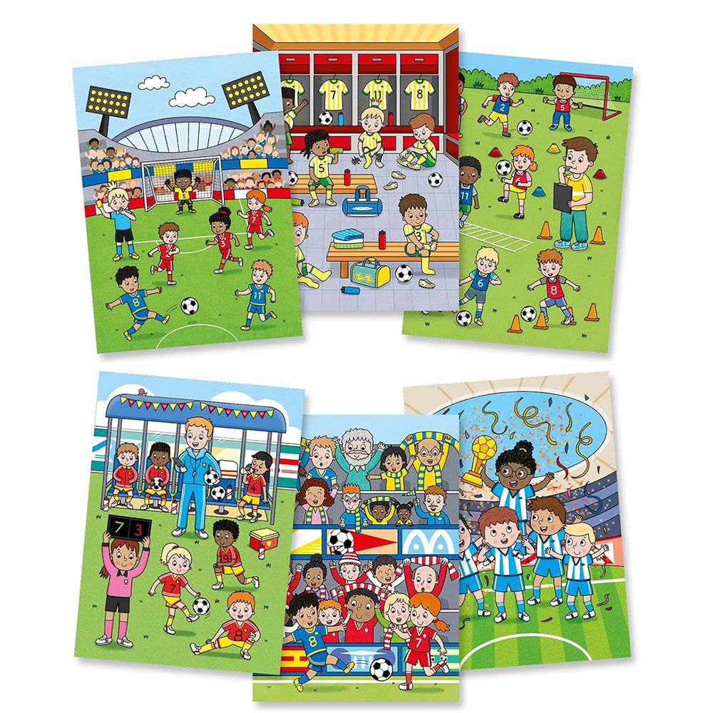 Книжка за рисуване с вода, Футбол