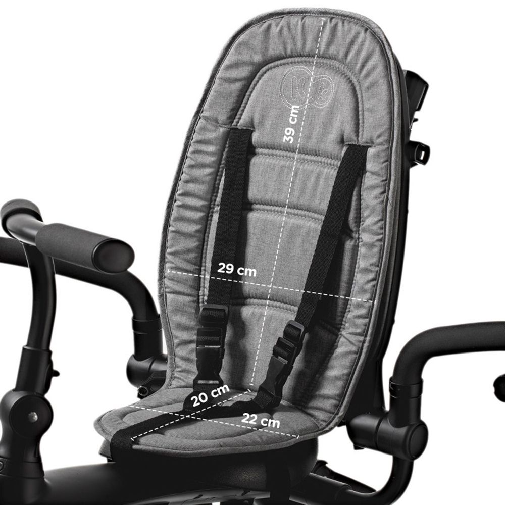 Kinderkraft Jazz Триколка, 4 в 1, сива
