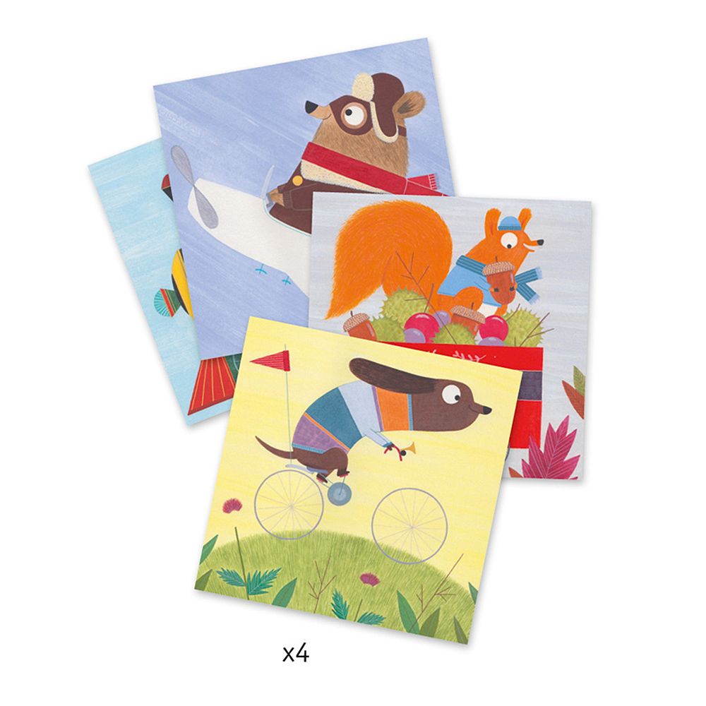 Картинки от помпони, Всички на борда