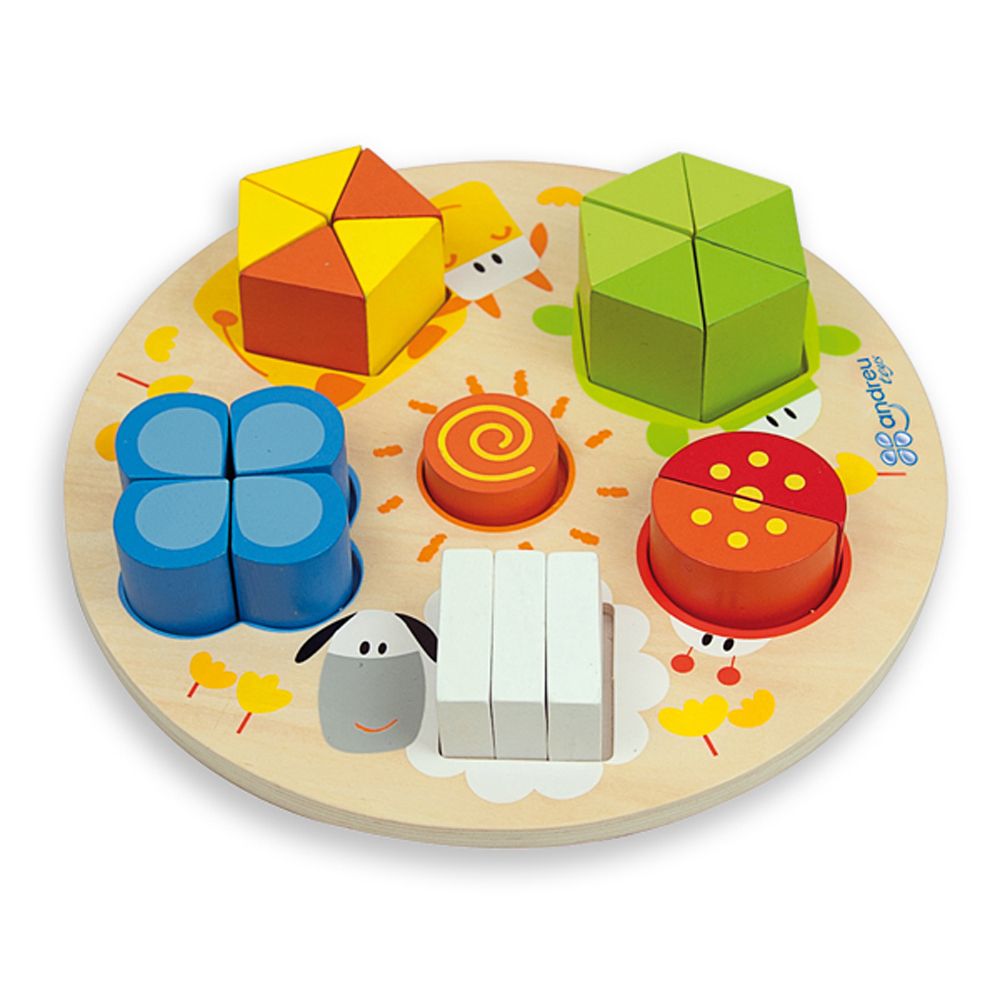 Andreu toys, Пъзел-сортер, Цифри, форми и цветове