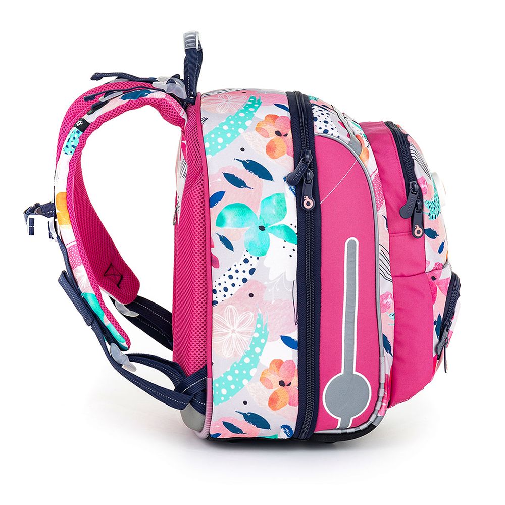 Анатомична ученическа раница, Розови цветя