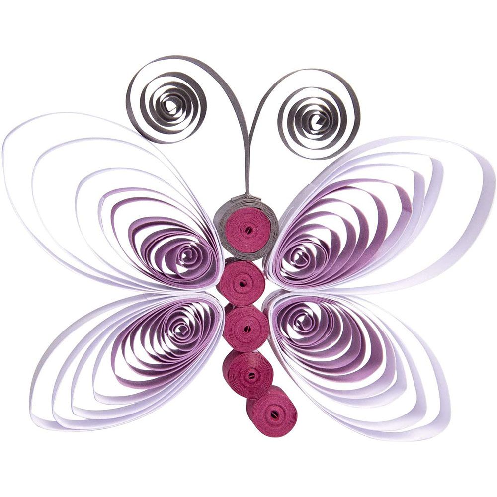 Комплект ленти за квилинг, 290 бр, пастелни цветове