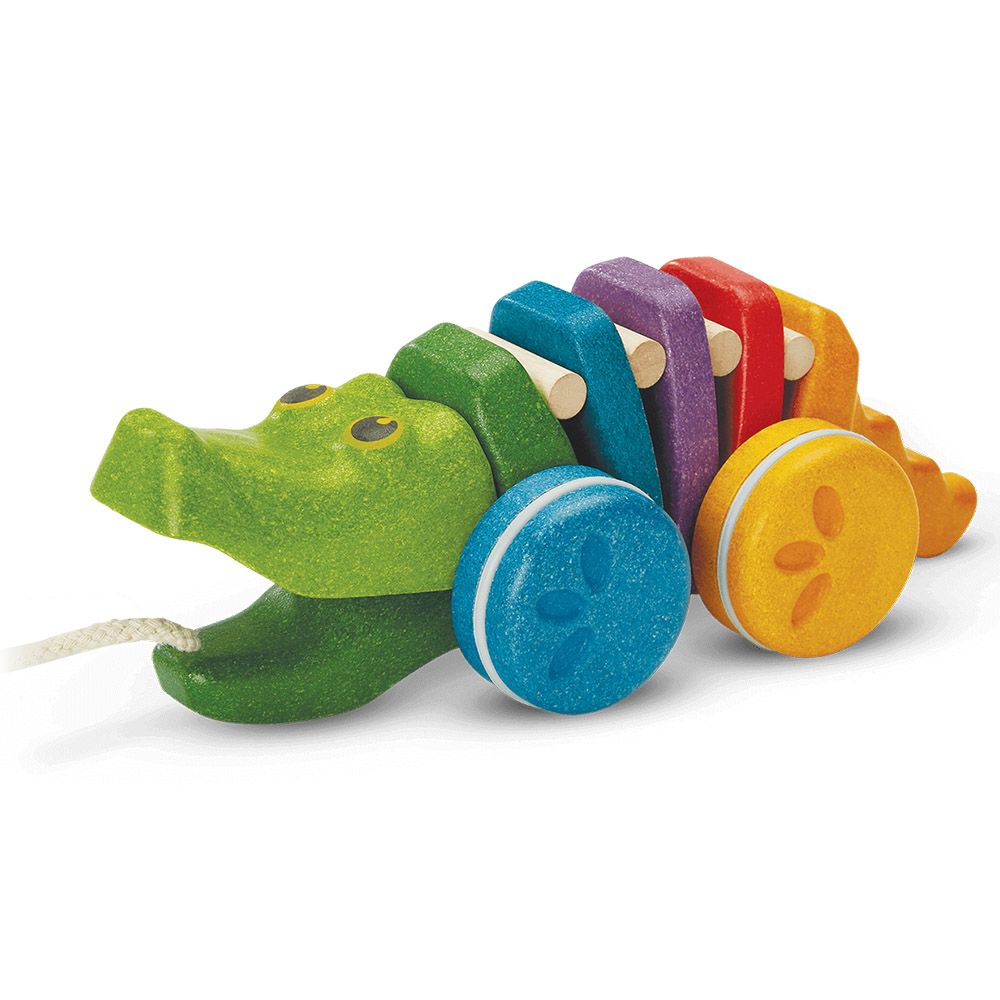 PlanToys, Играчка за дърпане, Танцуващ алигатор