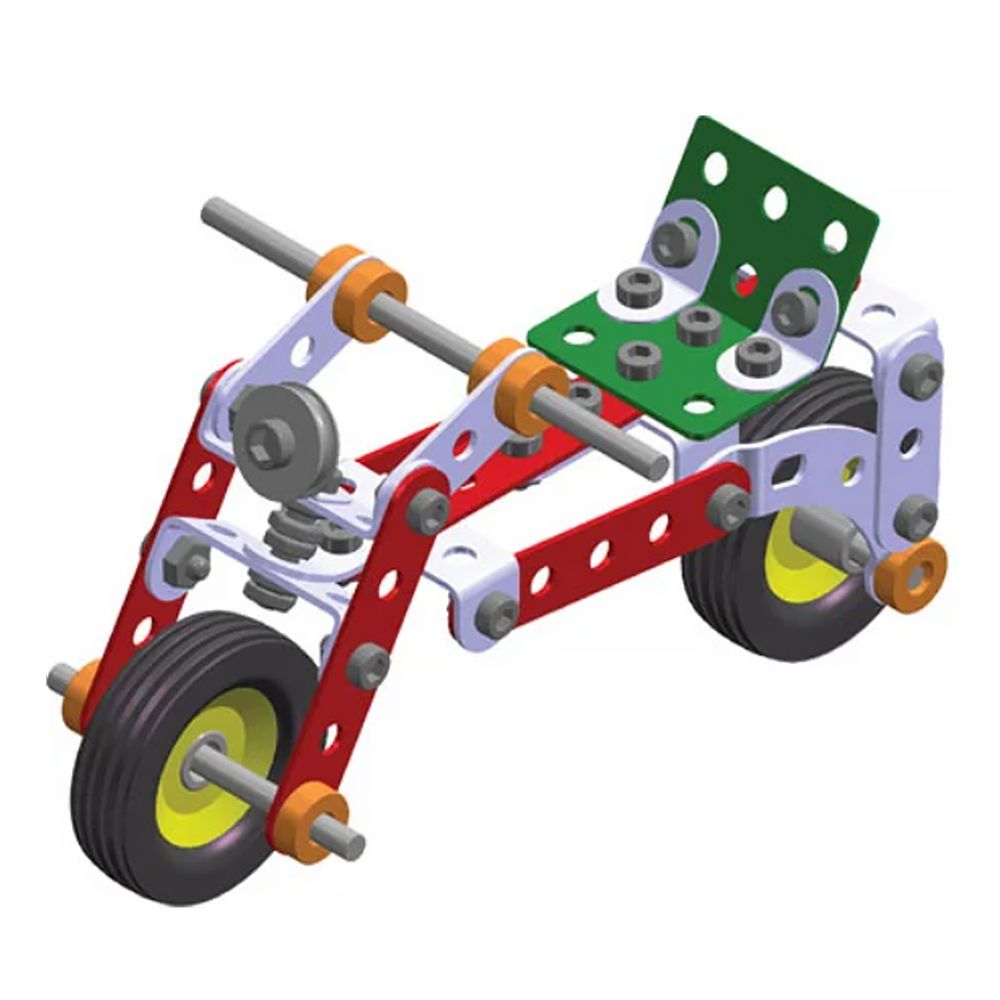 Метален конструктор, Мотори, 10 в 1, 230 части