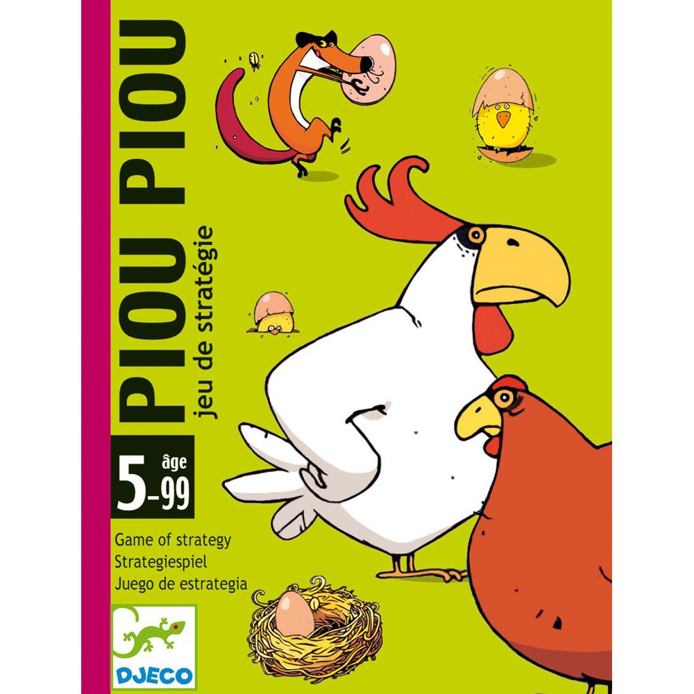 Djeco, Карти за игра, Лисица в кокошарник