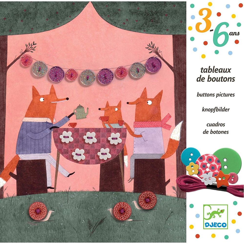 Djeco, Изкуство с копчета, Обитателите на гората