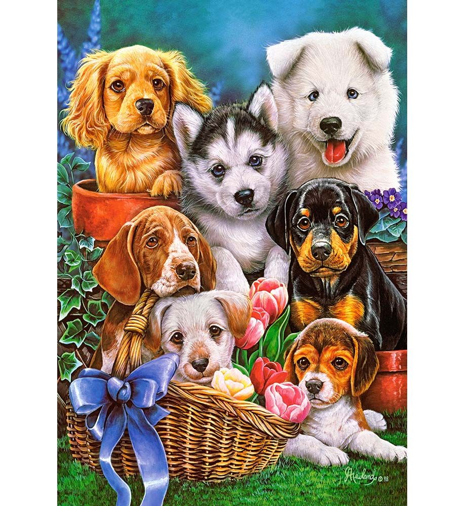 Кученца, пъзел 1000 части