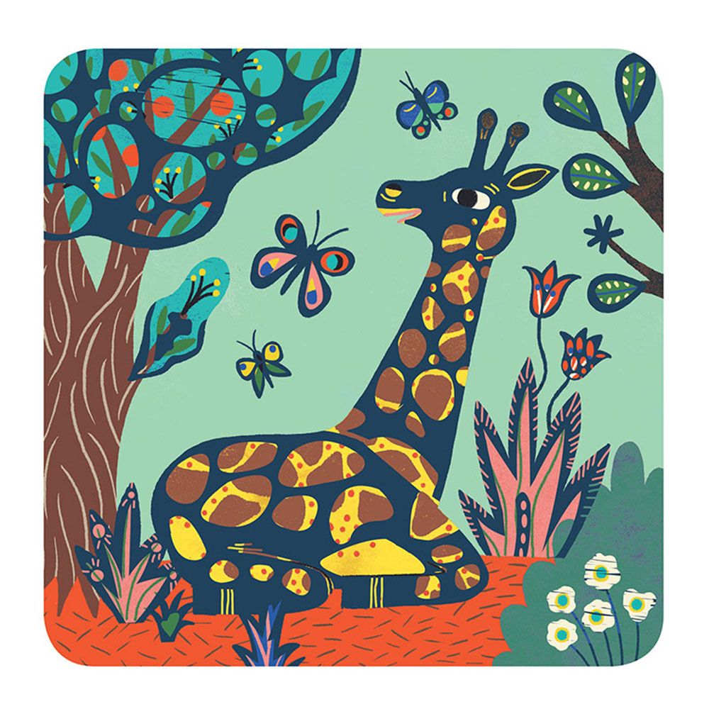 Скреч картини, Диви животни