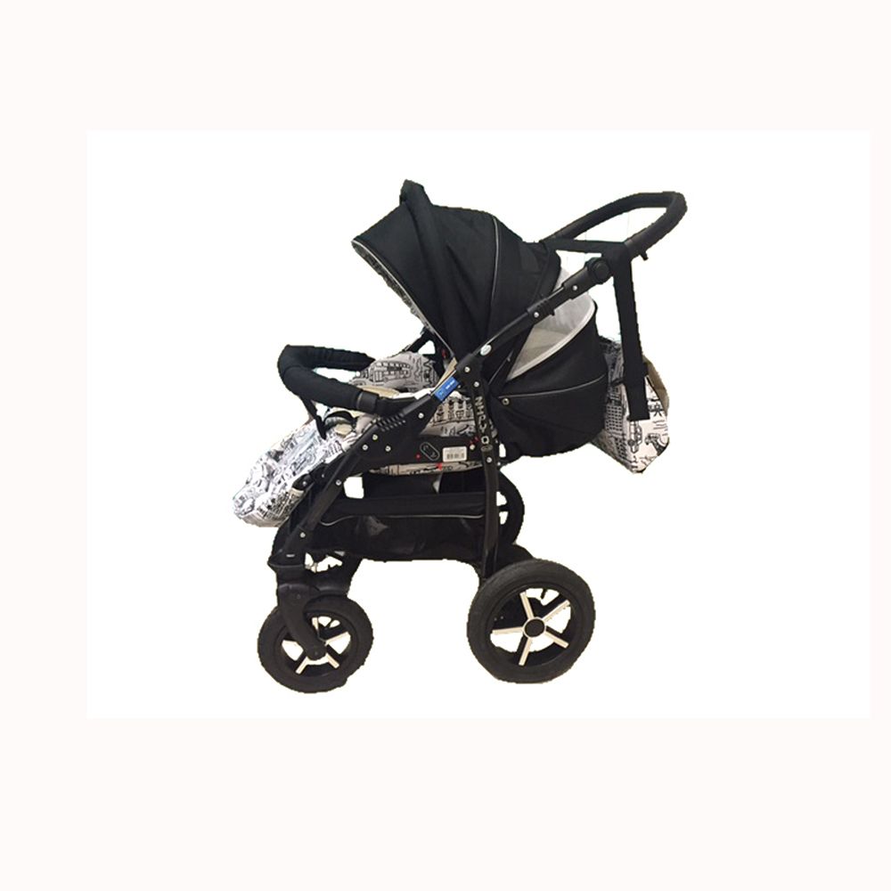 BABY-MERC, Комбинирана количка 2 в 1 Zipy Quality, бяла