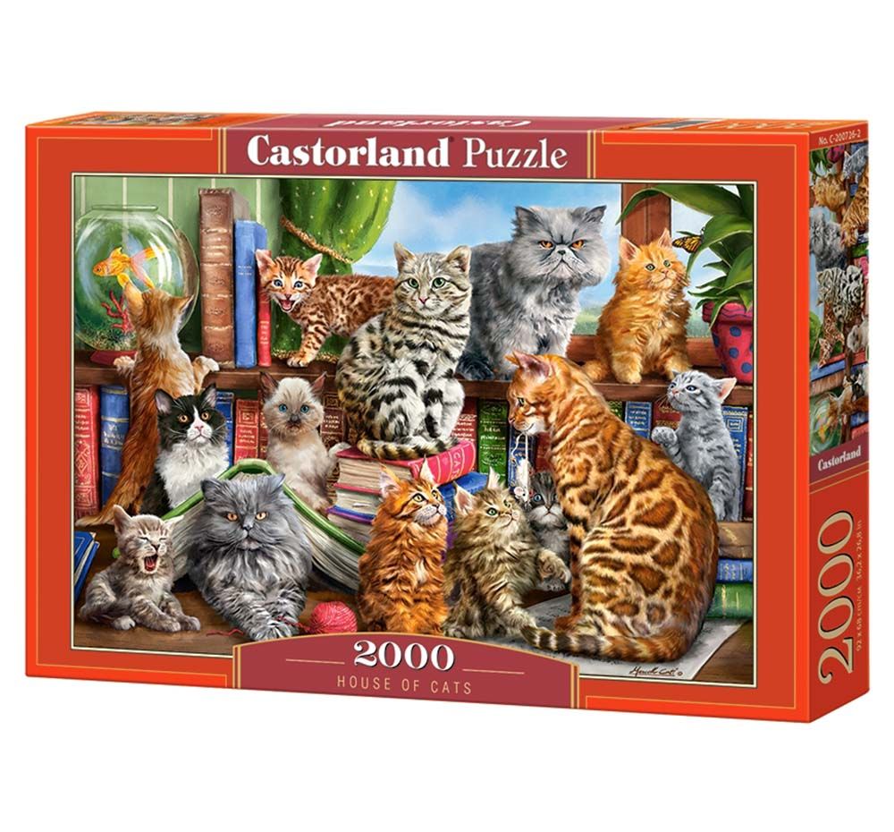 Castorland, Къщата на котките, пъзел 2000 части