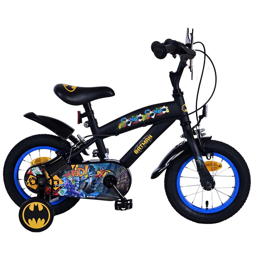 E&L Company, Детски велосипед с помощни колела, Batman, 12 инча