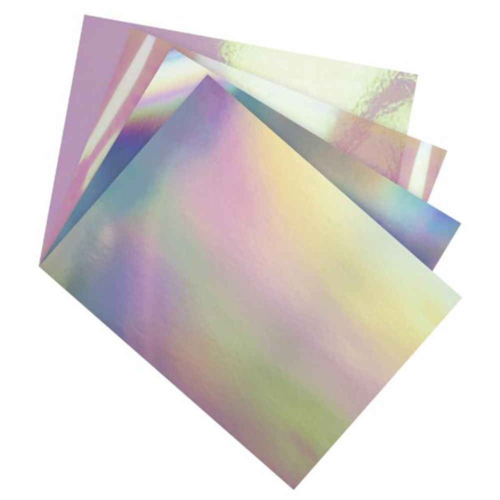 Ирисцентна хартия и фолио, микс, 12 листа, 25 x 35 см