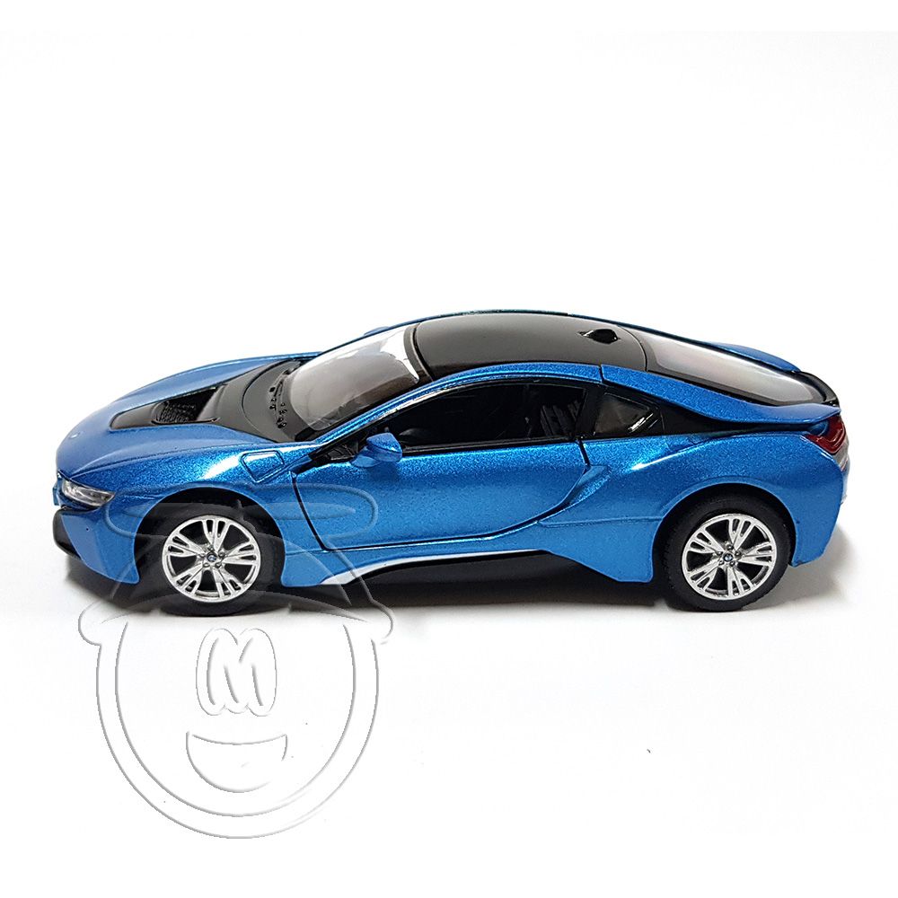 Метална кола BMW 8i, синя