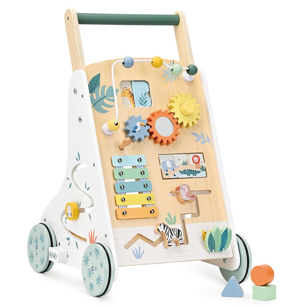 Lelin Toys, Дървена проходилка с активности „Джунгла“