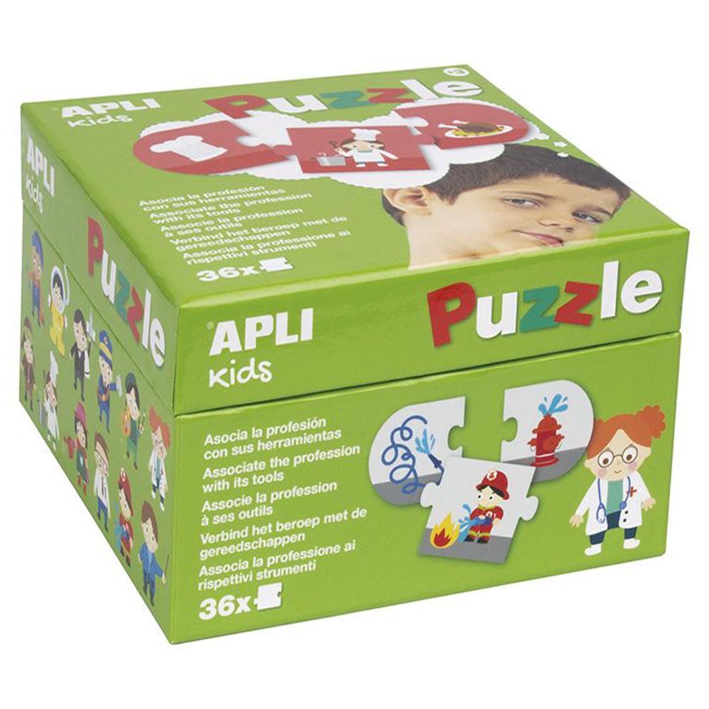 Apli kids, Образователен пъзел, Професиите, 36 елемента
