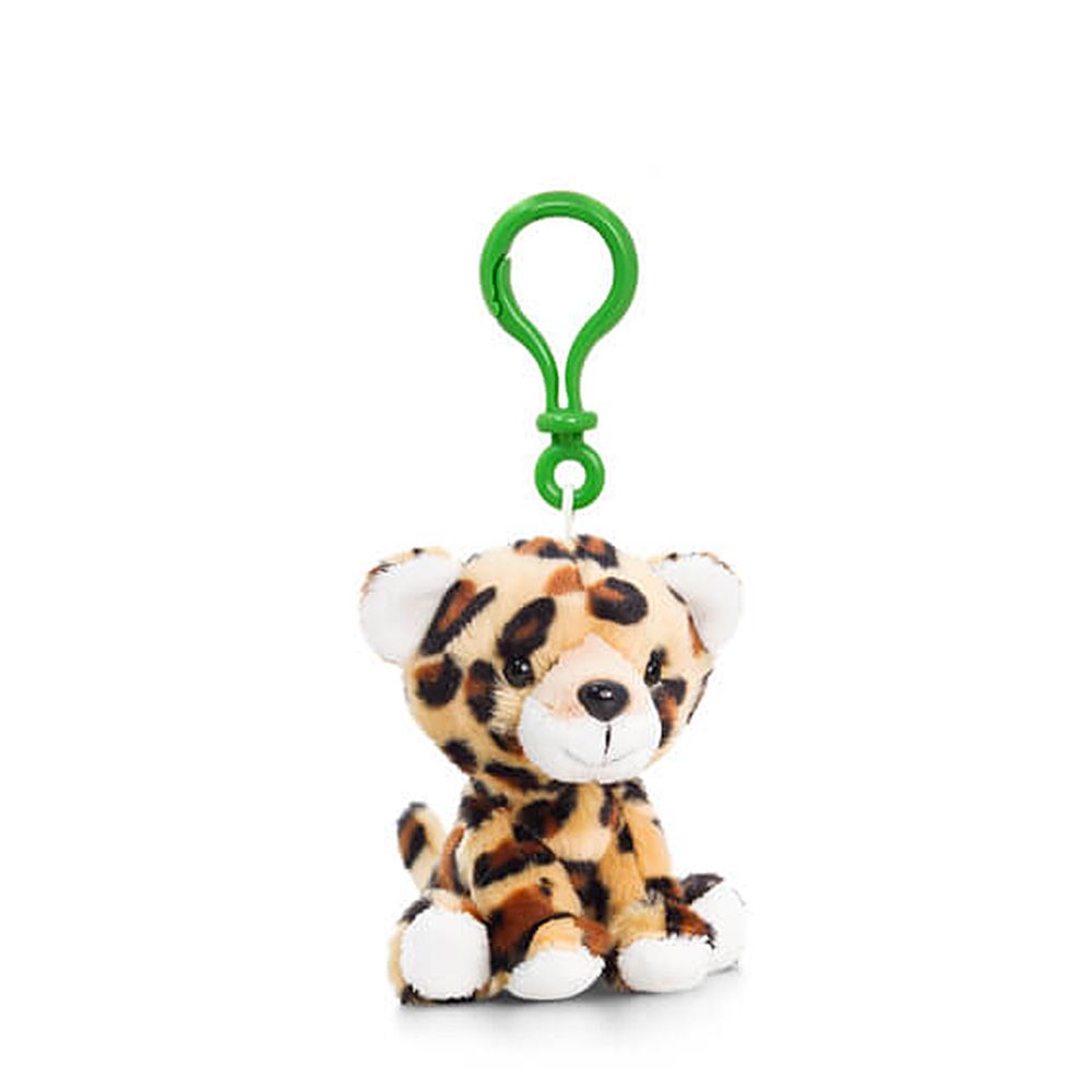 Keel Toys, Плюшено леопардче с клипс за раница