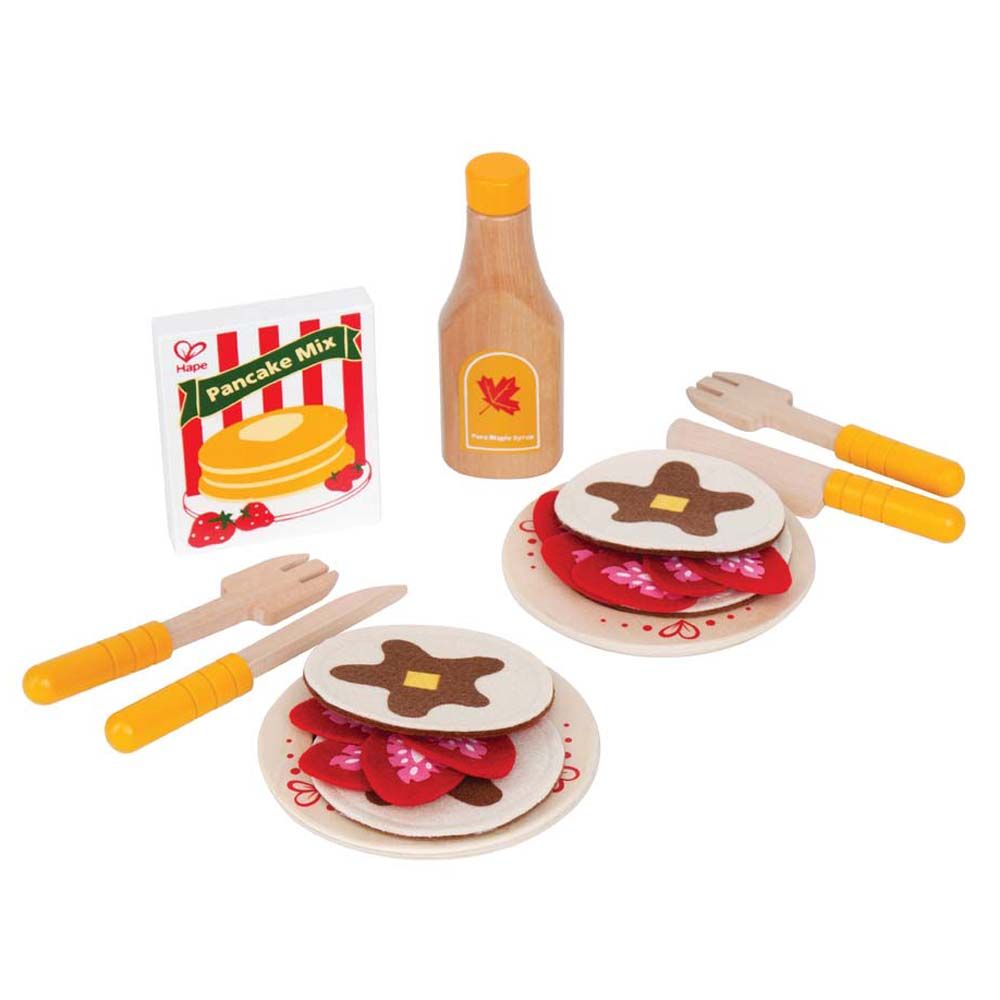 Hape, Дървен готварски комплект, Палачинки