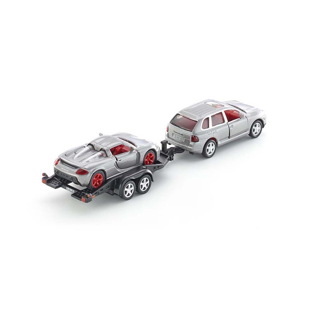Porsche Cayenne тегли платформа с Porshe GT