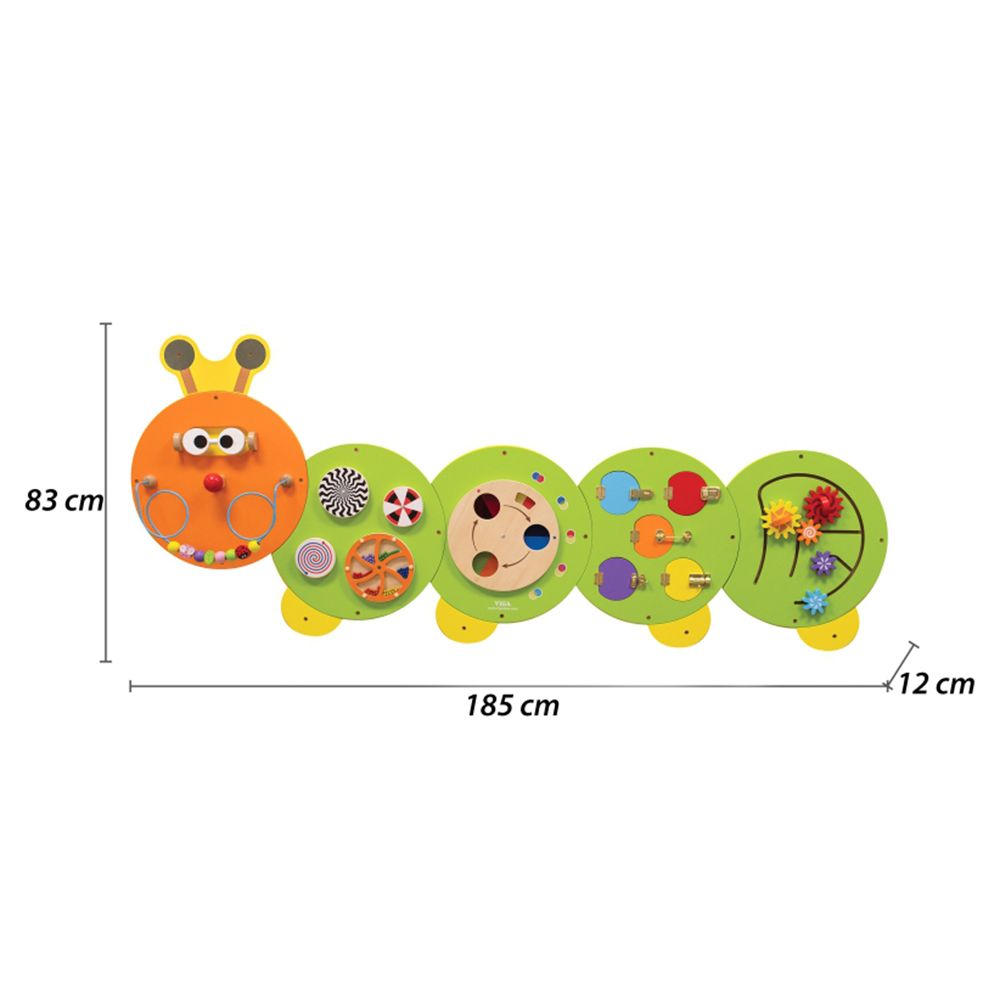Мултифункционална дървена стена, Гъсеница
