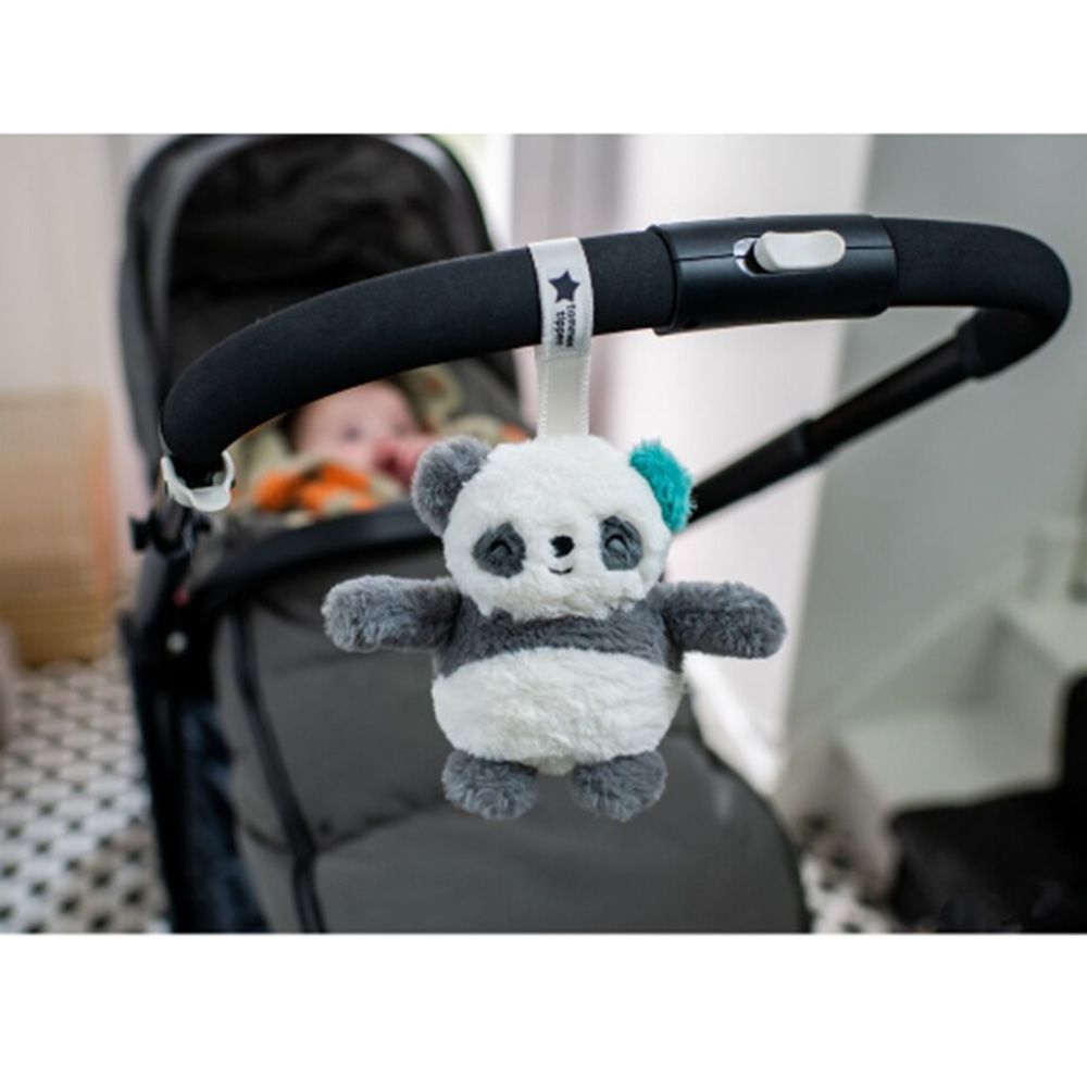 Мини пандата Пип Делукс с БЯЛ ШУМ, бебешка играчка за сън