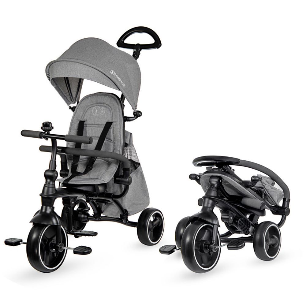 Kinderkraft Jazz Триколка, 4 в 1, сива