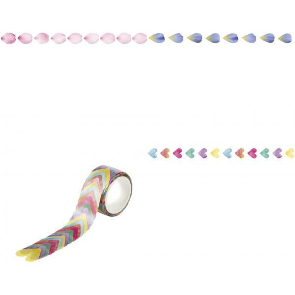 Руло със стикери, Цветни сърца