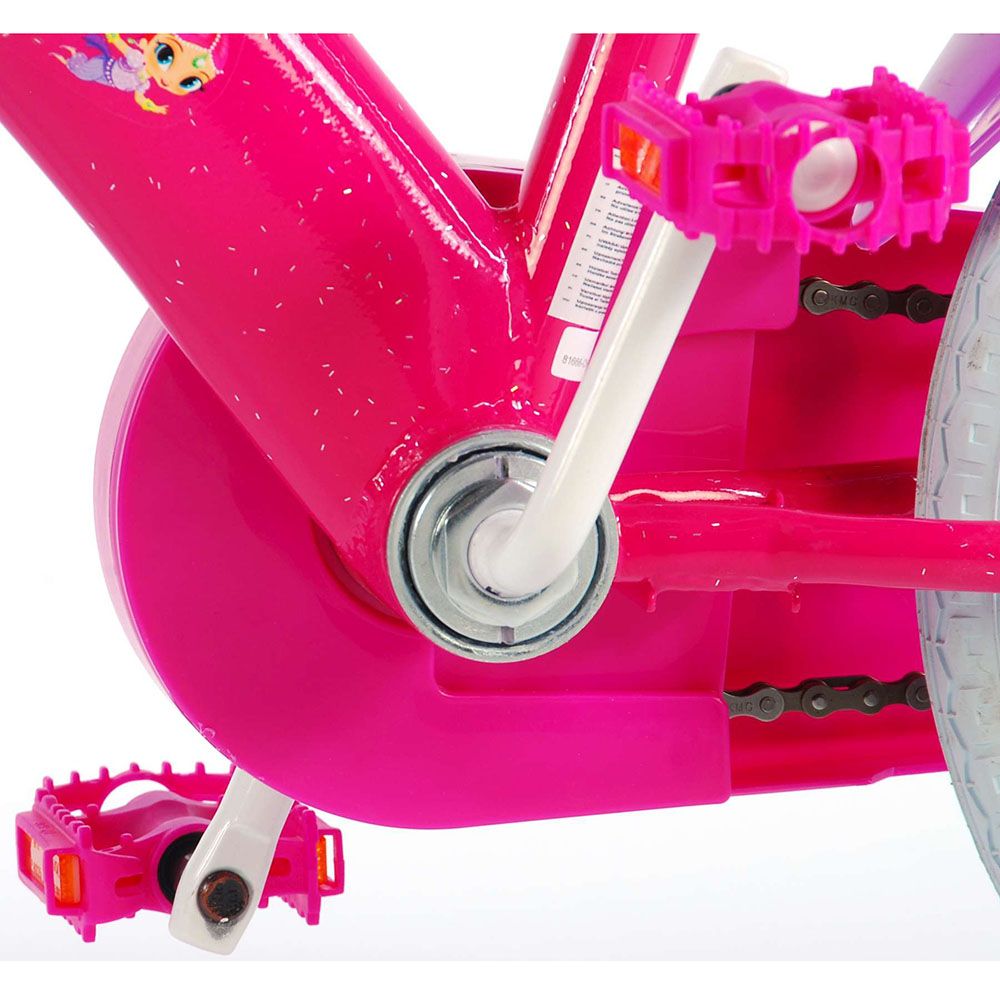 Детски велосипед с помощни колела, Shimmer & Shine, 16 инча
