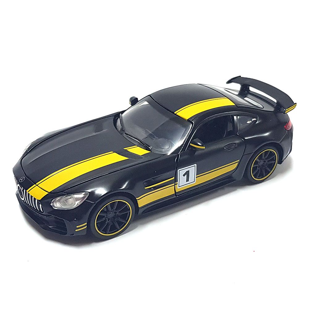 Toy, Метална кола, Mercedes Benz GTR sports, черен мат