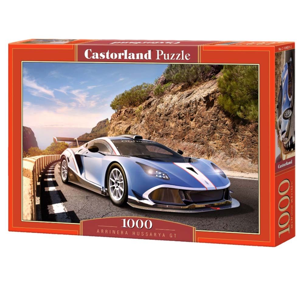 Castorland, Състезателна кола Аринера GT, пъзел 1000 части