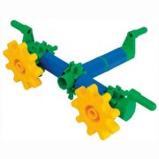 Пластмасов конструктор Колело, със зъбни колела, 18 части