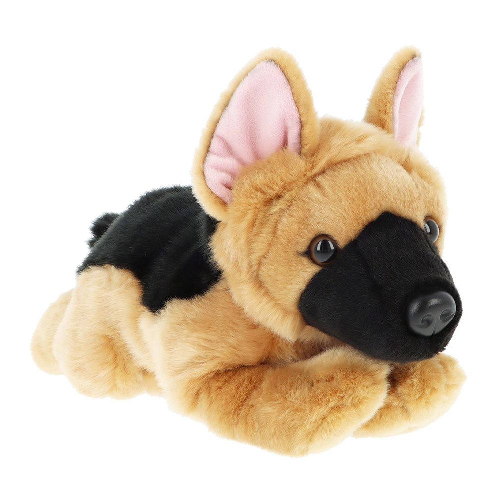 Keel Toys, Плюшено легнало куче, Немска овчарка, 35 см
