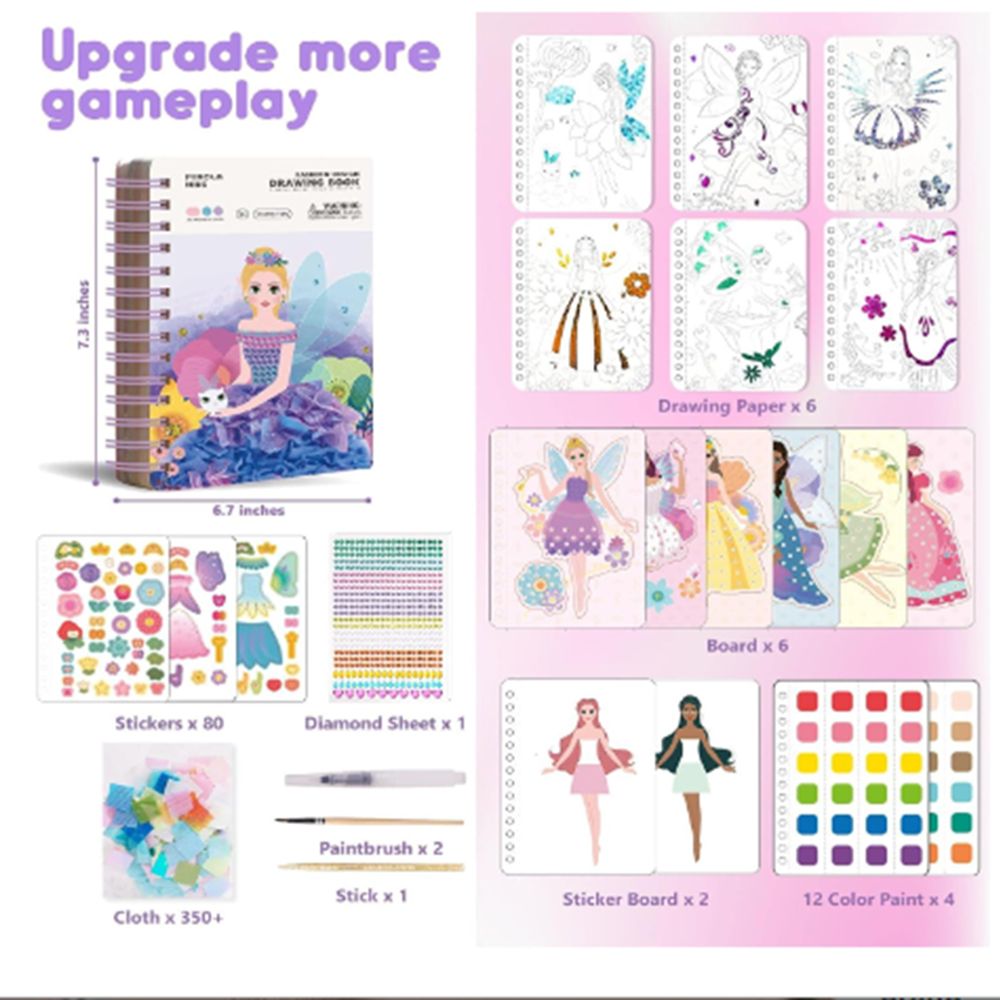 Творческа книга, Създай приказни феи