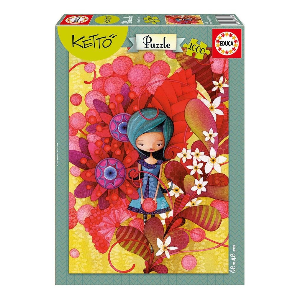 Educa, Синята дама, пъзел с 1000 части