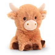 Екологична играчка, Кафява рунтава крава, 18 см