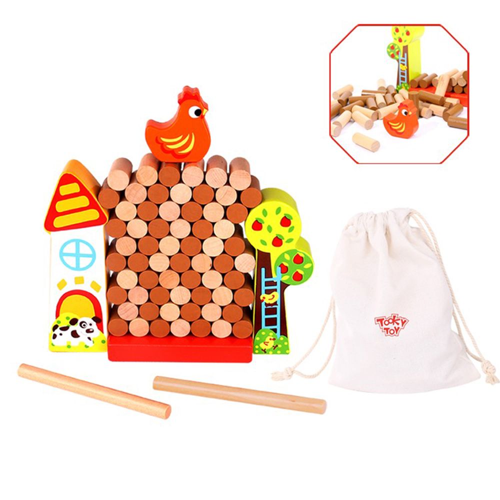 Игра за баланс и координация, Спаси кокошката