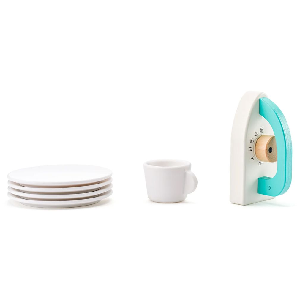 Детска дървена кухня, със звуци и светлини, Мия