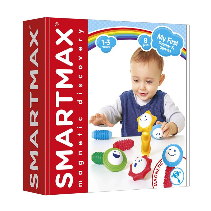 SmartMax, Магнитен конструктор, Форми и текстури, 8 части, Smartgames