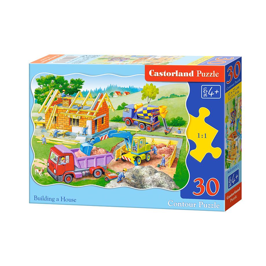 Castorland, Построяване на къща, пъзел 30 части