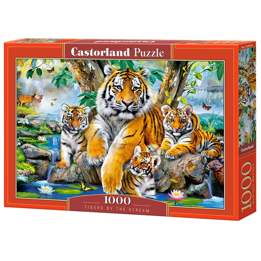 Castorland, Тигри на потока, пъзел 1000 части