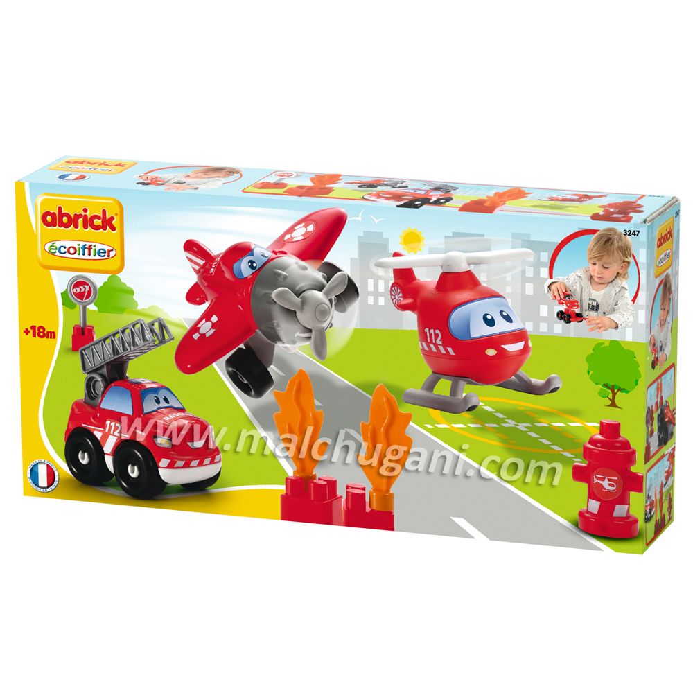 Ecoiffier, Abrick  Детски конструктор, Спасителен отряд