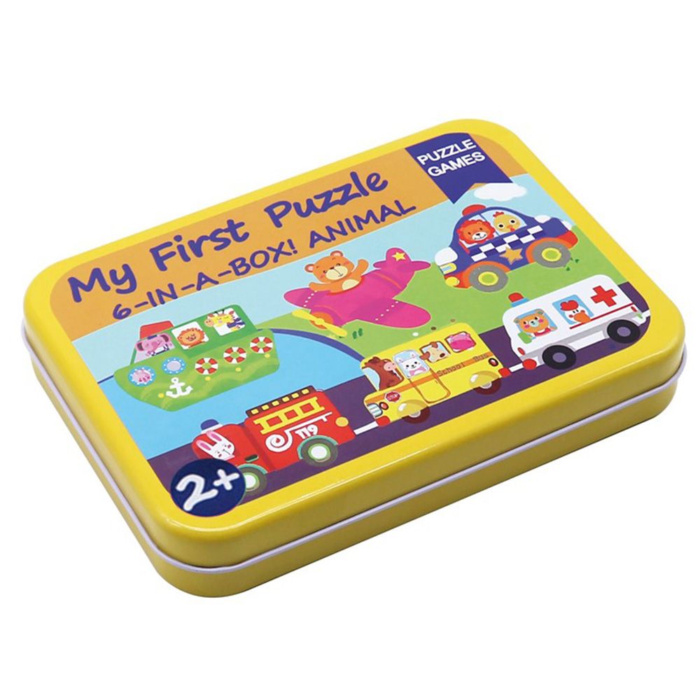 Andreu toys, Превозни средства - пъзели за най-малките, 6 броя в кутия