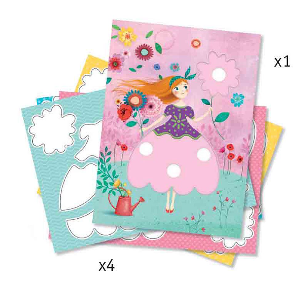 Комплект за оцветяване, Красивите рокли на Мери