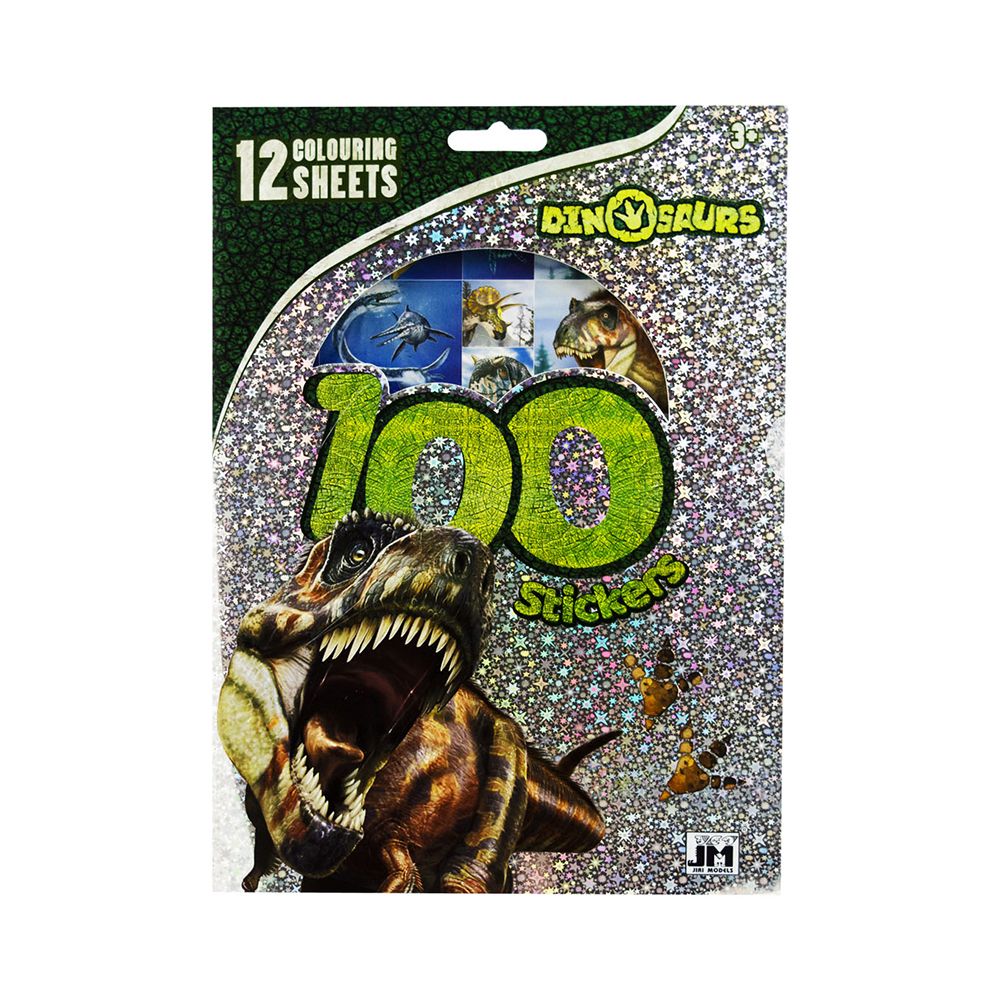 Sense, Книжка със 100 стикера, Динозаври